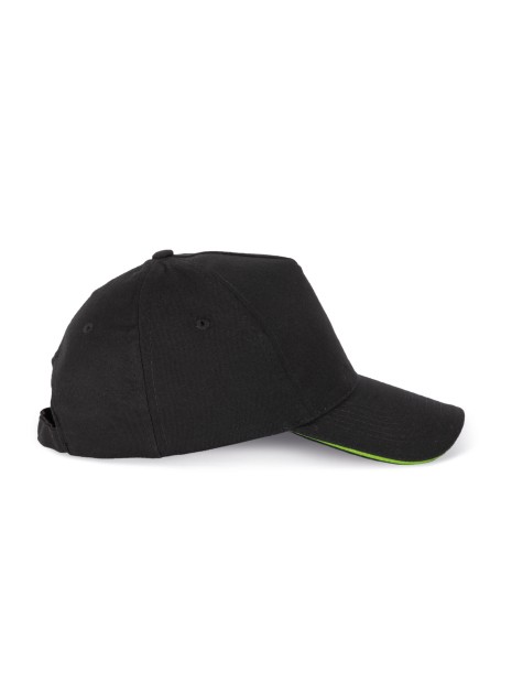 K-UP Casquette avec sandwich contrasté - 5 panneaux /api/colors/8ac0e83a-0753-4214-93bd-d7d079ccdcca personnalisable
