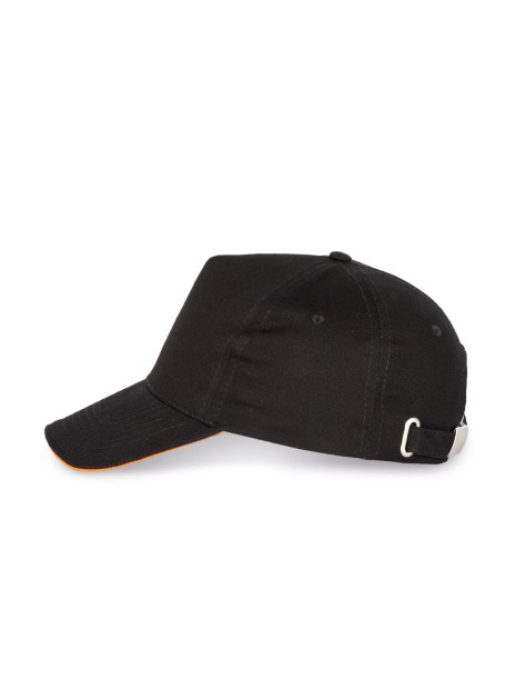 K-UP Casquette avec sandwich contrasté - 5 panneaux /api/colors/a825d0cb-4b81-4fb3-8c4e-0cffe2e80eec personnalisable