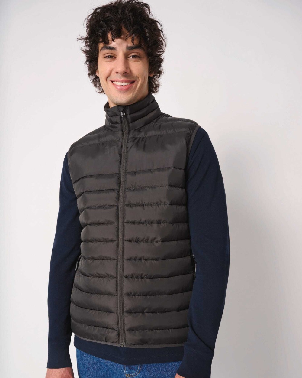 IDEAL BASIC BRAND Herren gestepptes Bodywarmer Jacken personalisierbar