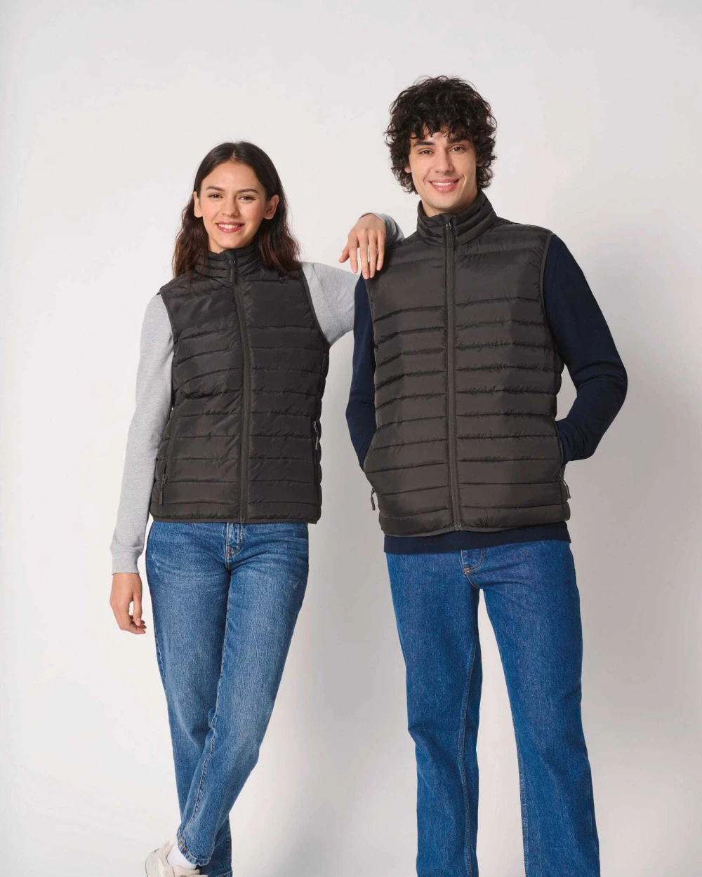 Jassen IDEAL BASIC BRAND Gewatteerde heren bodywarmer voor bedrukking &amp; borduring