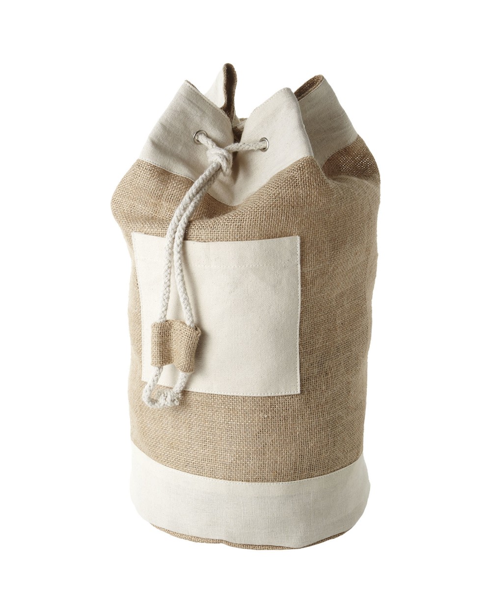 Tassen & Zakken 4DO Goa jute plunjezak 16L voor bedrukking &amp; borduring