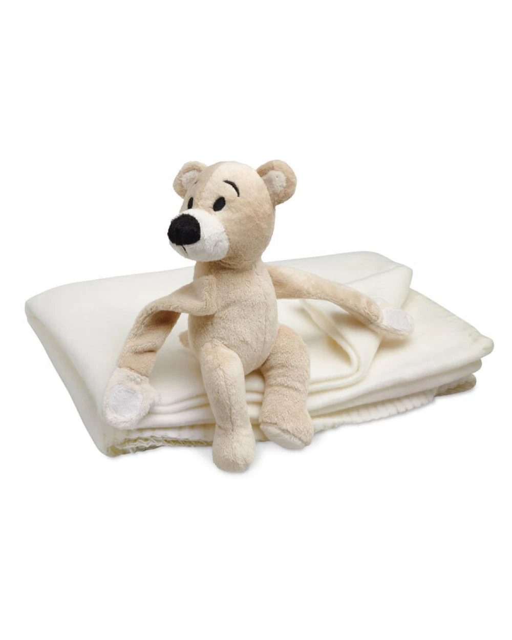 Plaids personnalisable 4DO Couverture polaire avec ours