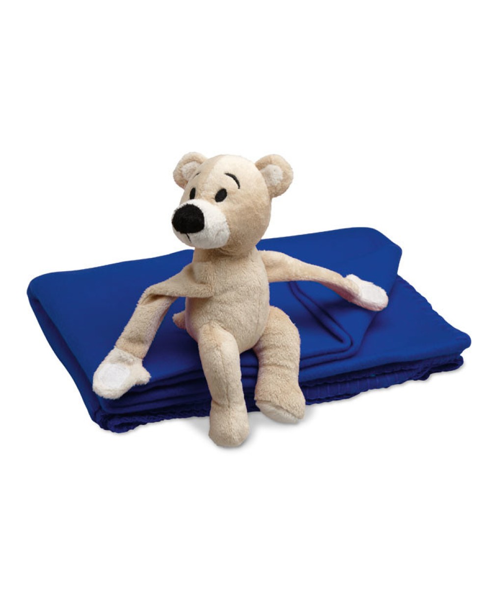 Plaids personnalisable 4DO Couverture polaire avec ours