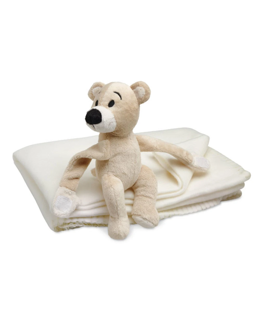 Plaids personnalisable 4DO Couverture polaire avec ours