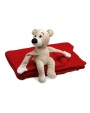 Plaids personnalisable 4DO Couverture polaire avec ours