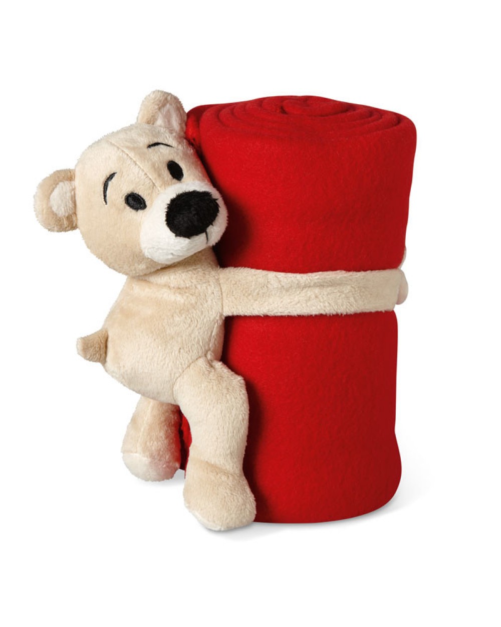 Fleecedekens 4DO Fleece deken met beer voor bedrukking &amp; borduring