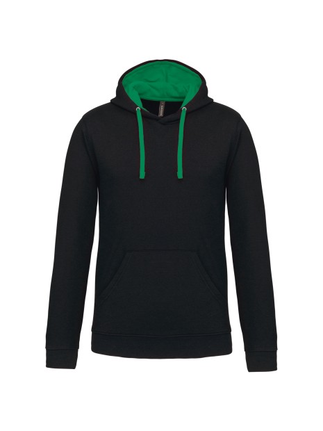 KARIBAN Sweat-shirt capuche contrastée homme /api/colors/4fd6582f-adc7-40e2-bc09-98d39b11e6ce personnalisable