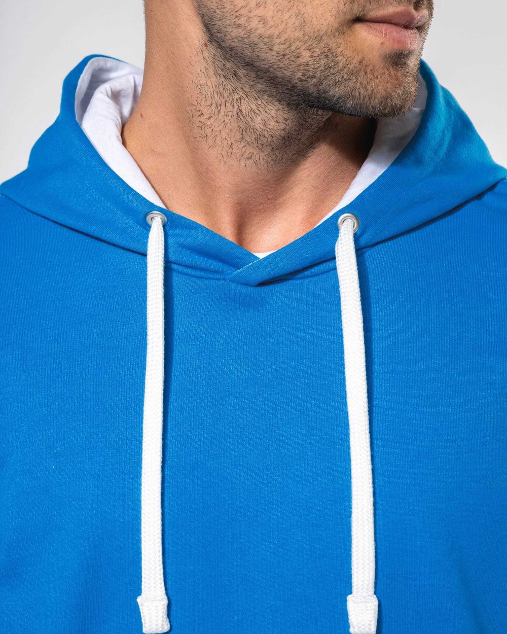 Sweat-shirts personnalisable KARIBAN Sweat-shirt capuche contrastée homme