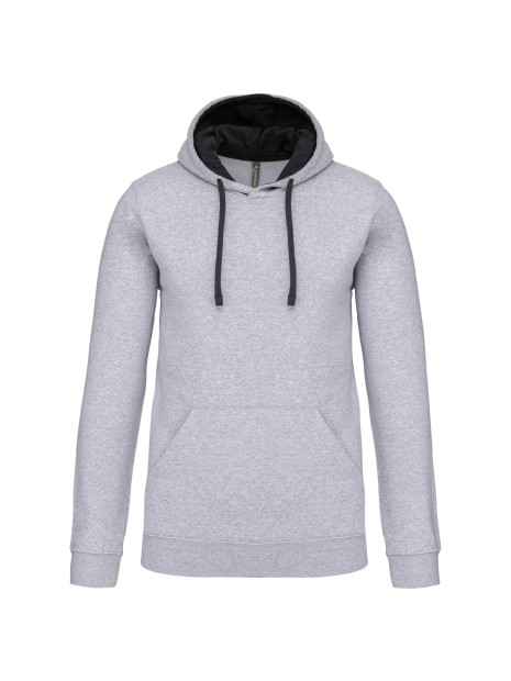 KARIBAN Sweat-shirt capuche contrastée homme /api/colors/4d32e1db-15c2-4afb-a795-282da2f118eb personnalisable