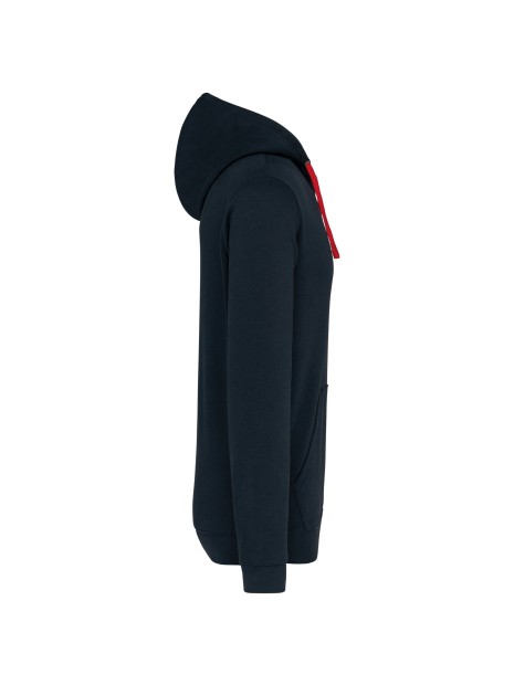 KARIBAN Sweat-shirt capuche contrastée homme /api/colors/cba79c5b-15c2-46d3-805c-91697cc52b48 personnalisable