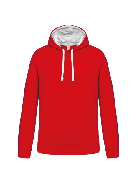 KARIBAN Sweat-shirt capuche contrastée homme /api/colors/b7356eda-6c72-4d03-829c-6a61c9e04b1f personnalisable