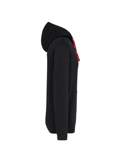 KARIBAN Sweat-shirt capuche contrastée homme /api/colors/b084ccc6-964d-4c40-a33e-0f276869188a personnalisable