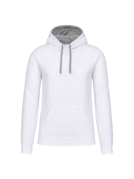KARIBAN Sweat-shirt capuche contrastée homme /api/colors/fc0cf0a8-e098-4b5f-8837-0756fdde21f5 personnalisable