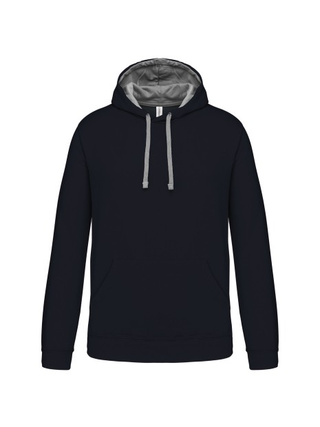 KARIBAN Sweat-shirt capuche contrastée homme /api/colors/2a00f319-11df-4ed0-8339-535e7585d285 personnalisable