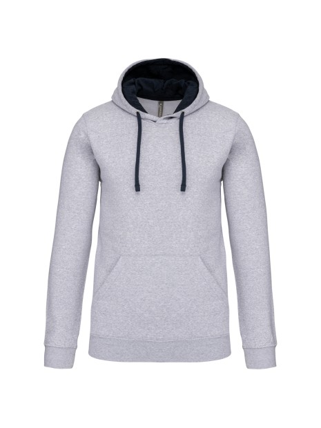 KARIBAN Sweat-shirt capuche contrastée homme /api/colors/1976eb1a-f99c-4dca-a395-73968b964f05 personnalisable