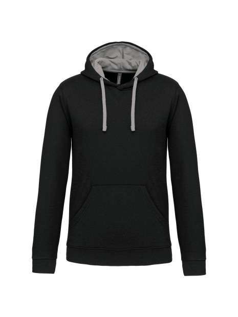 KARIBAN Sweat-shirt capuche contrastée homme /api/colors/09f91aac-0792-4d96-adcd-10a6ab672e30 personnalisable