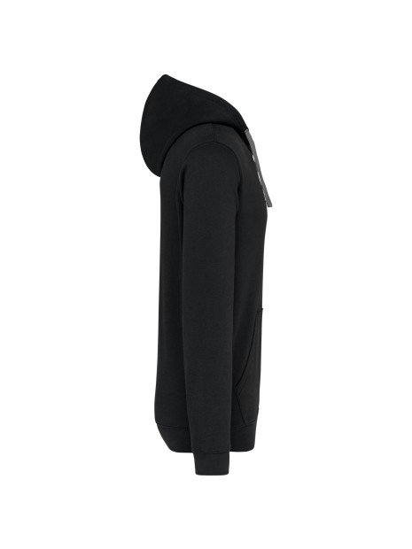 KARIBAN Sweat-shirt capuche contrastée homme /api/colors/09f91aac-0792-4d96-adcd-10a6ab672e30 personnalisable