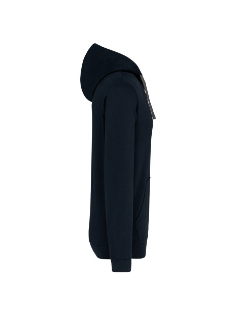 KARIBAN Sweat-shirt capuche contrastée homme /api/colors/2a00f319-11df-4ed0-8339-535e7585d285 personnalisable