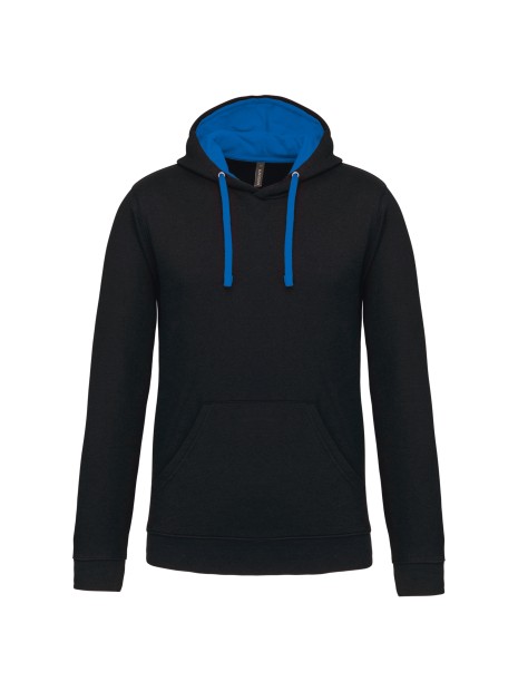 KARIBAN Sweat-shirt capuche contrastée homme /api/colors/ccc462f3-f405-439b-9c09-32dca56cbe8b personnalisable