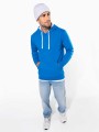 Sweat-shirts à personnaliser KARIBAN Sweat-shirt capuche contrastée homme 