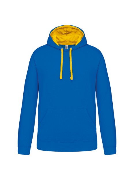 KARIBAN Sweat-shirt capuche contrastée homme /api/colors/b18501af-6d2c-408f-b77f-7928eff281d5 personnalisable