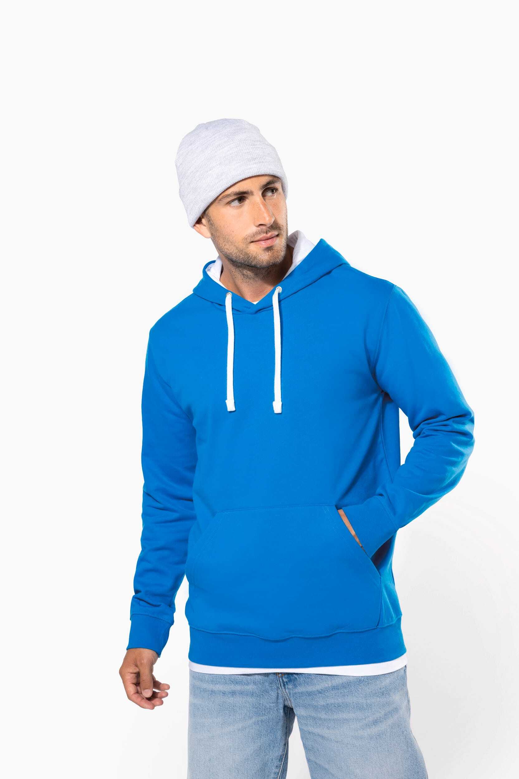 Sweat-shirts personnalisable KARIBAN Sweat-shirt capuche contrastée homme