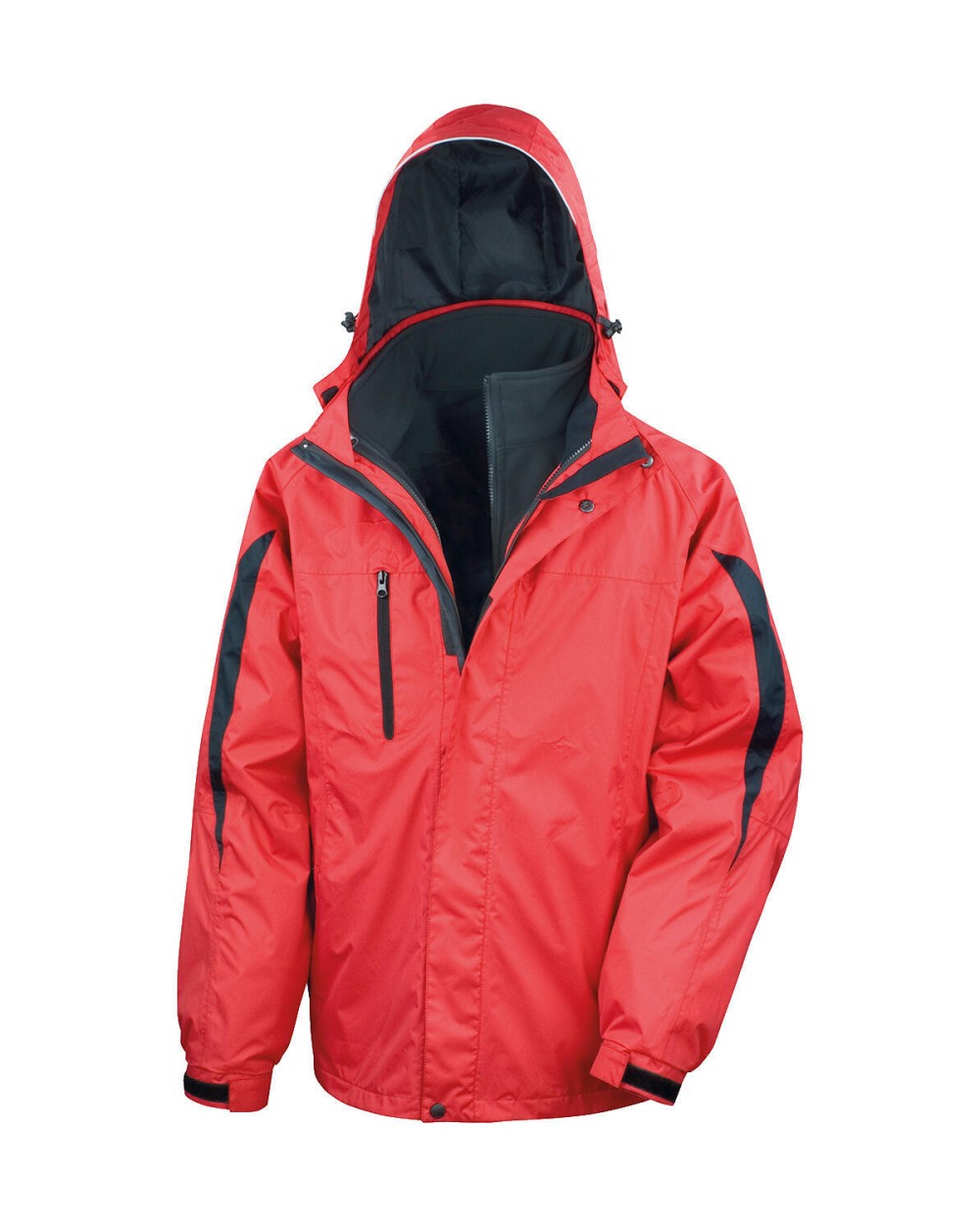 Jassen RESULT Mens 3-in-1 Journey Jack met Softshell - Binnenjas voor bedrukking &amp; borduring