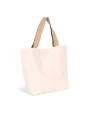 Tassen & Zakken KIMOOD Grote, gerecyclede shopper met platte bodem voor bedrukking &amp; borduring