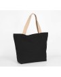Tassen & Zakken KIMOOD Grote, gerecyclede shopper met platte bodem voor bedrukking &amp; borduring