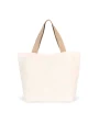 Tassen & Zakken KIMOOD Grote, gerecyclede shopper met platte bodem voor bedrukking &amp; borduring
