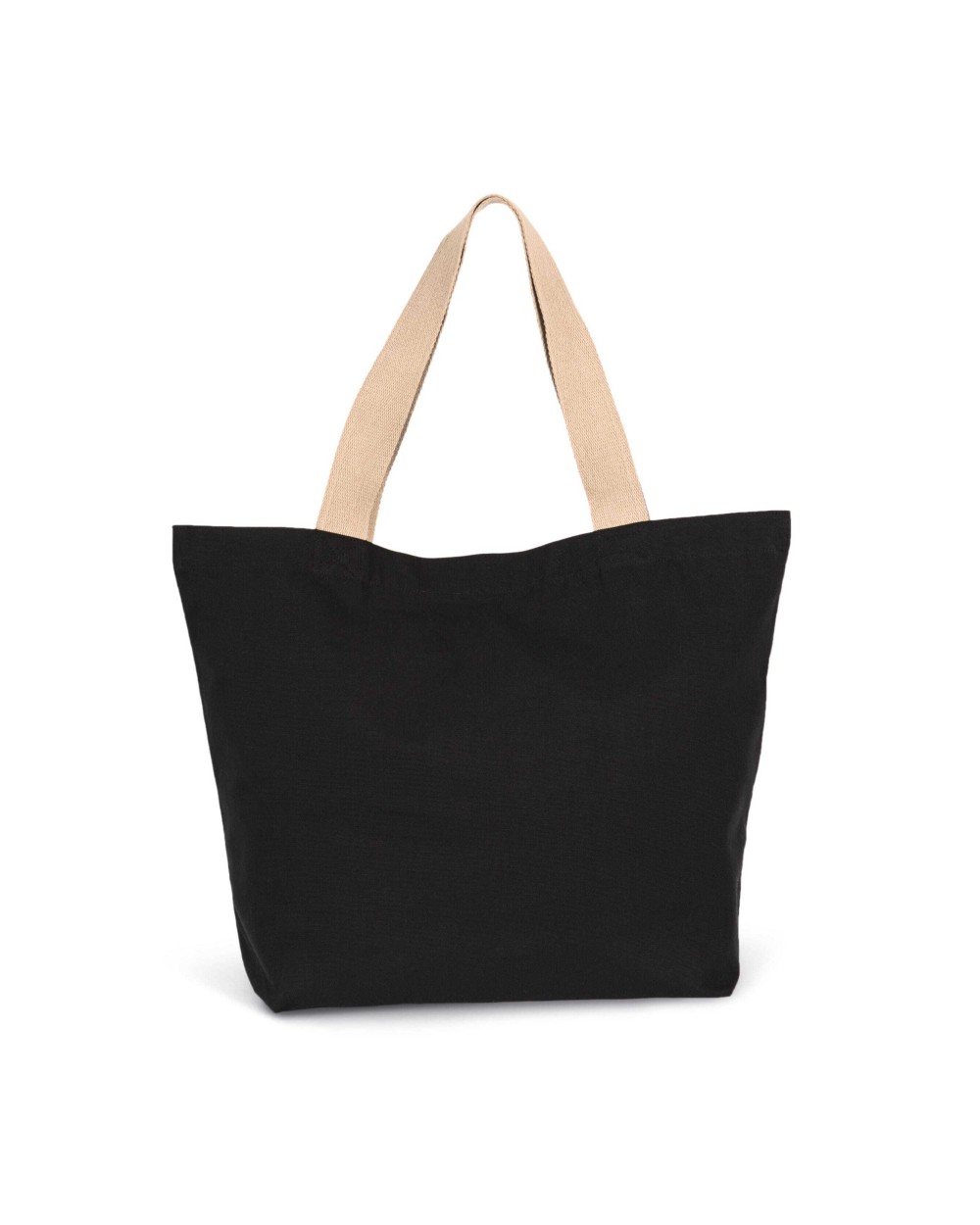 Tassen & Zakken KIMOOD Grote, gerecyclede shopper met platte bodem voor bedrukking &amp; borduring