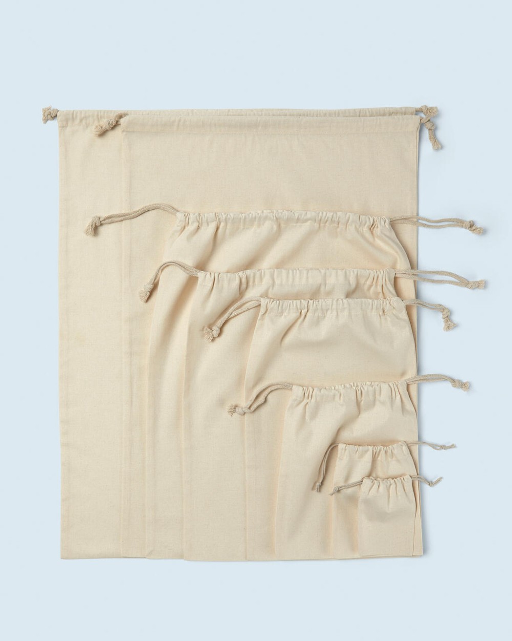 Tote bags BAGS BY JASSZ Cotton Stuff Bag voor bedrukking &amp; borduring