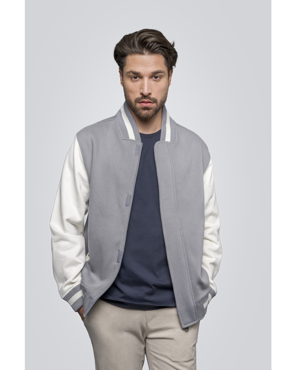 Sweaters & hoodies HRM Men´s Premium College Jacket voor bedrukking &amp; borduring