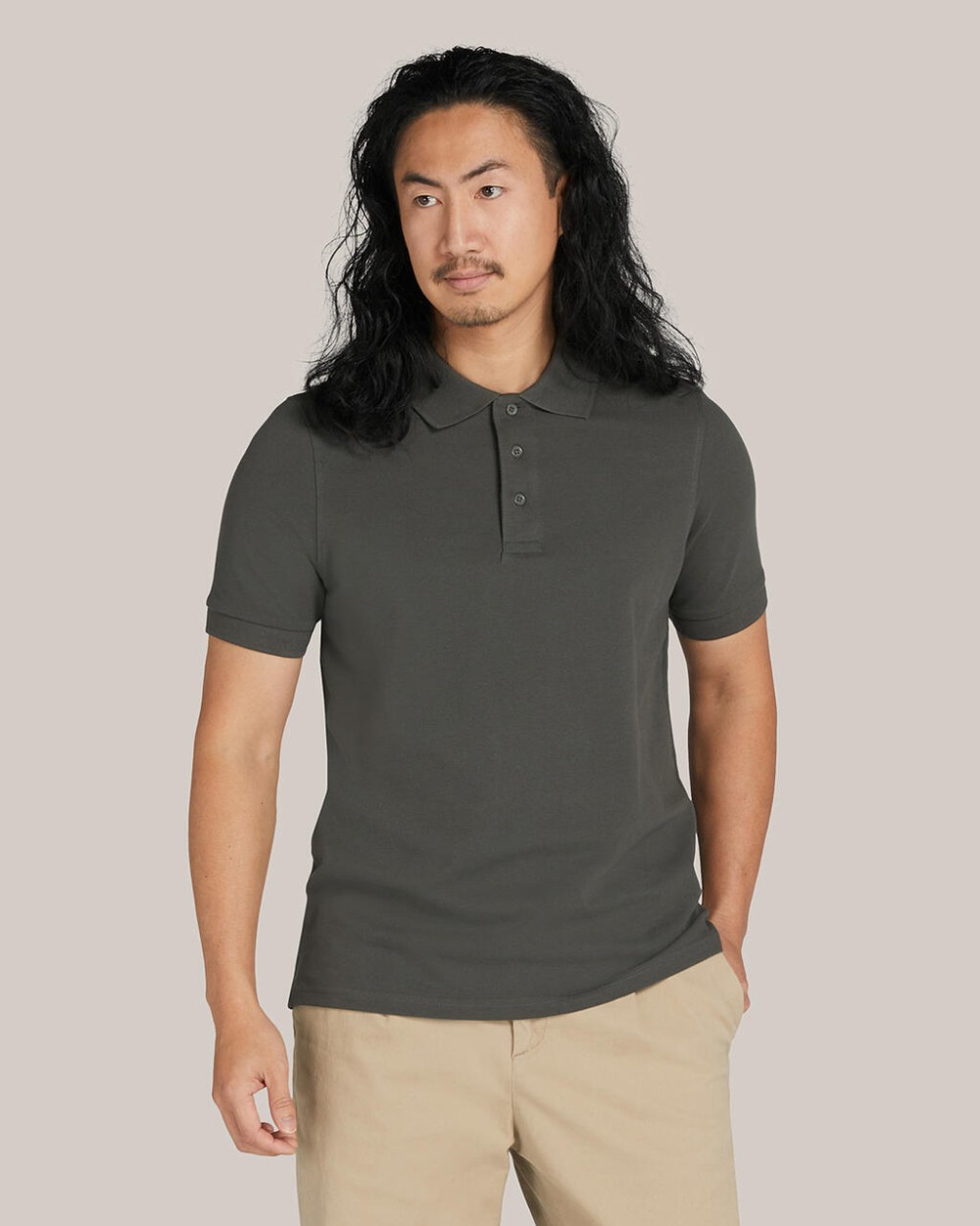 Polos personnalisable  Signature Tagless Polo Stretch Men