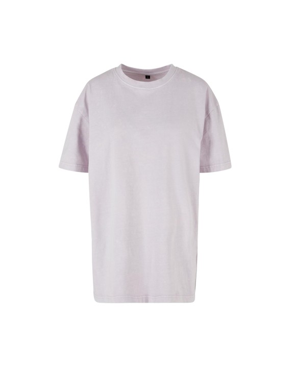 T-shirts BUILD YOUR BRAND LADIES OVERSIZED ACID WASH TEE voor bedrukking &amp; borduring