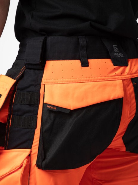Pantalons à personnaliser PROJOB 6573 PANTALON STRETCH - EN ISO 20471 CLASSE 2/1 