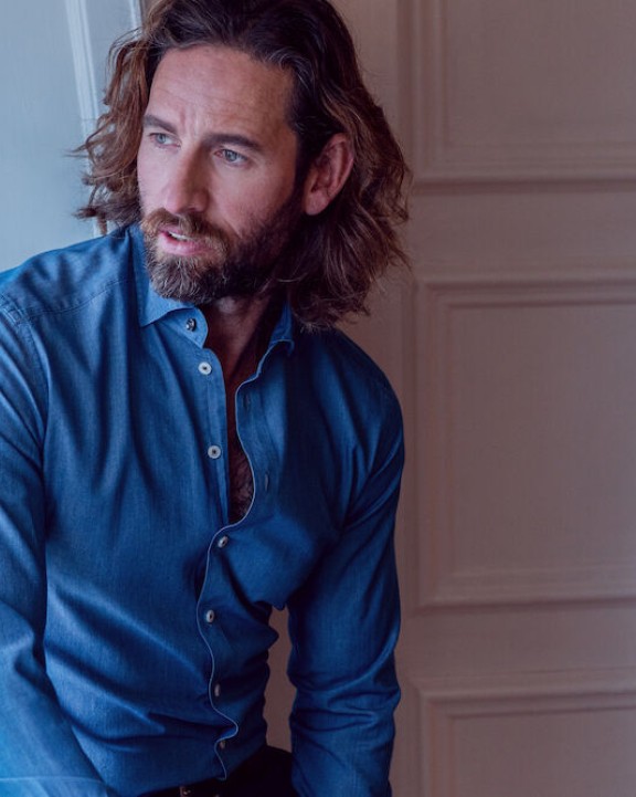 Chemises personnalisable J. HARVEST & FROST Indigo Bow 130 
Chemise Slim Fit Hommes