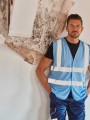 Gilets de sécurité à personnaliser YOKO Gilet haute visibilité à maille ajourée recyclée 