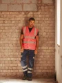 Gilets de sécurité à personnaliser YOKO Gilet haute visibilité à maille ajourée recyclée 