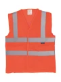 YOKO Gilet haute visibilité à maille ajourée recyclée /api/colors/bcc46eaa-83d1-4a48-b0d0-16099bdbf6fd personnalisable