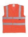 YOKO Gilet haute visibilité à maille ajourée recyclée /api/colors/bcc46eaa-83d1-4a48-b0d0-16099bdbf6fd personnalisable
