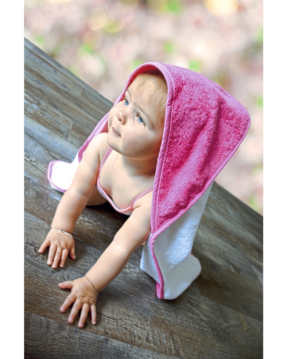 Bad artikelen A&R Babiezz® Hooded Towel voor bedrukking &amp; borduring
