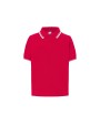 Polos personnalisable JHK CONTRASTED KID POLO