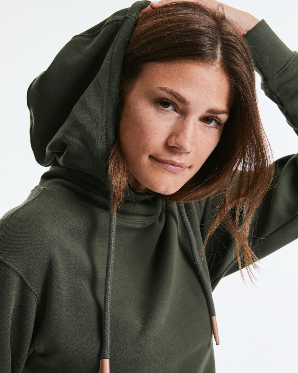 Sweat-shirts personnalisable RUSSELL PURE ORGANIC HOODED SWEAT
