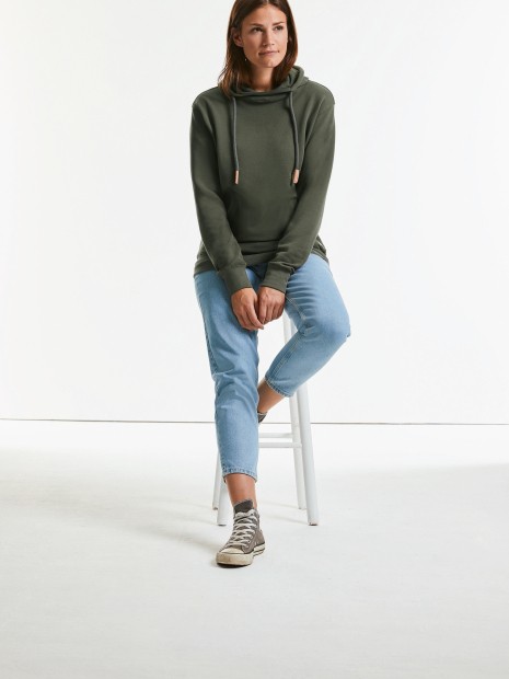 Sweat-shirts à personnaliser RUSSELL PURE ORGANIC HOODED SWEAT 