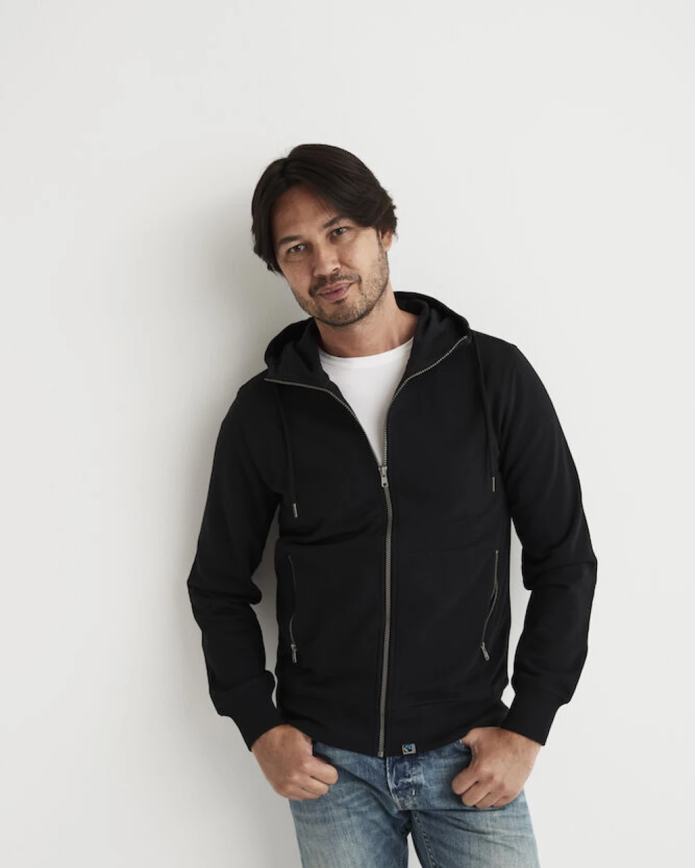 Sweaters & hoodies COTTOVER F. TERRY FULL ZIP HOOD MEN - GOTS GECERTIFICEERD voor bedrukking &amp; borduring