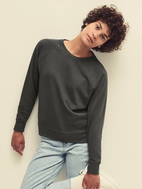 Sweat-shirts à personnaliser FOL LADIES LIGHTWEIGHT RAGLAN SWEAT 