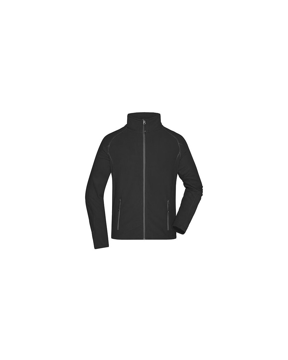 Polar Fleeces JAMES & NICHOLSON Men`s Structure Fleece Jacket voor bedrukking &amp; borduring