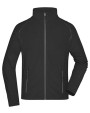 Polar Fleeces JAMES & NICHOLSON Men`s Structure Fleece Jacket voor bedrukking &amp; borduring