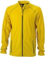 Polar Fleeces JAMES & NICHOLSON Men`s Structure Fleece Jacket voor bedrukking &amp; borduring